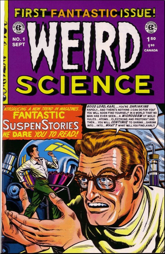 Weird Science Weird Science-fantasy Incredible Science Fiction