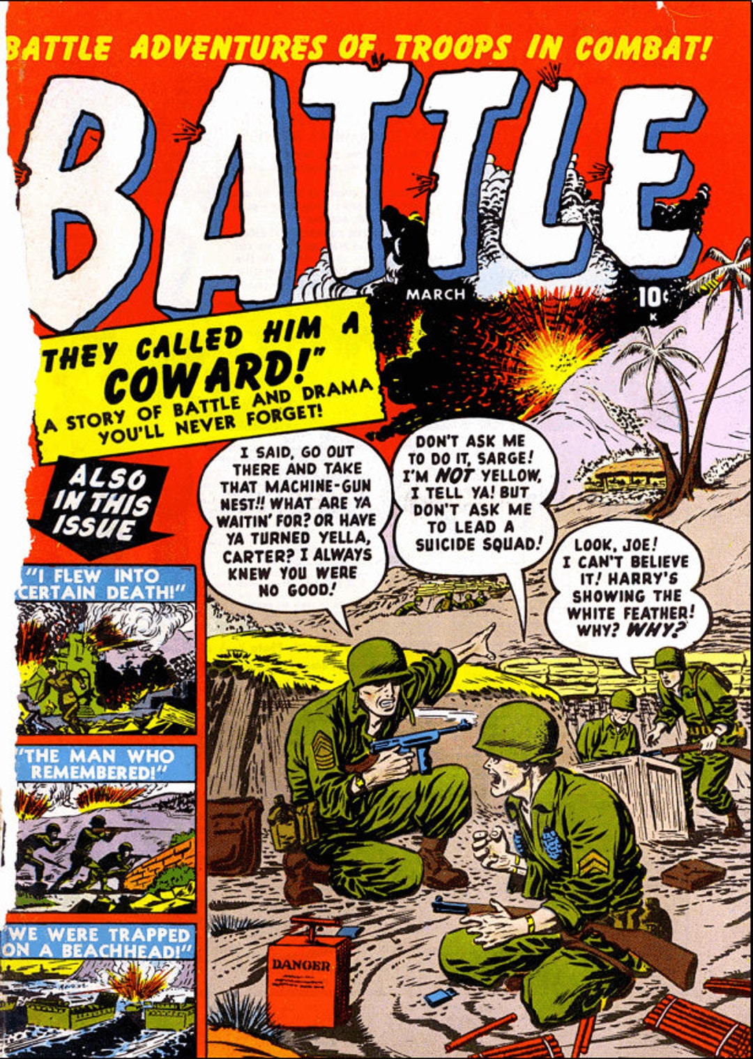 Battle Comics. Silver Age. Rare Vintage Comics (1951-1960; 1-70 ...