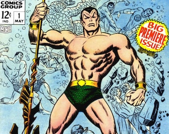 Sub-Mariner comics. Silver Age. Rare Vintage comics. Compact disc