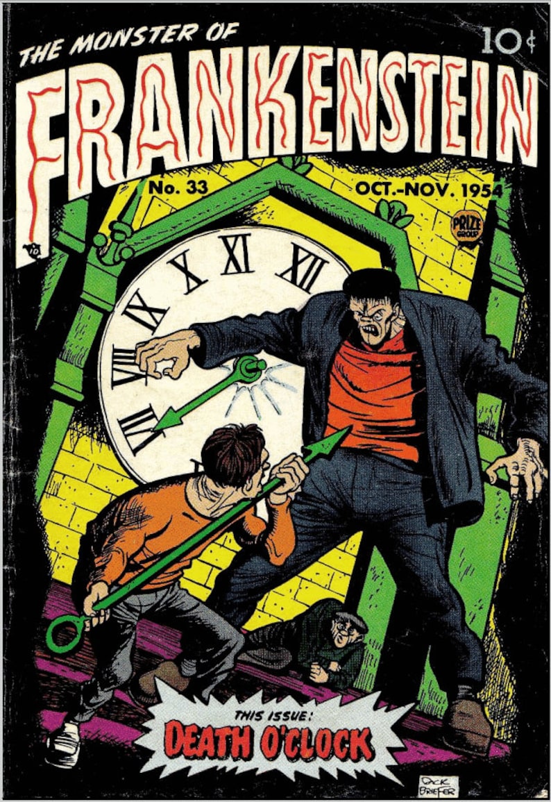 Frankenstein Comics. Golden Age. Rare Vintage Comics. 19451954 33