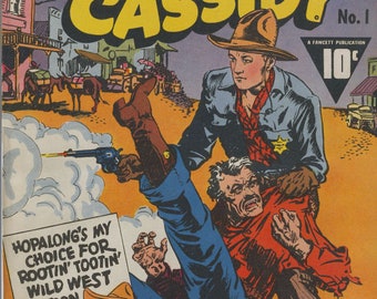 Hopalong Cassidy comics. Golden age. Rare Vintage comics  (1943-1953; 1-77 publications; compact disc)