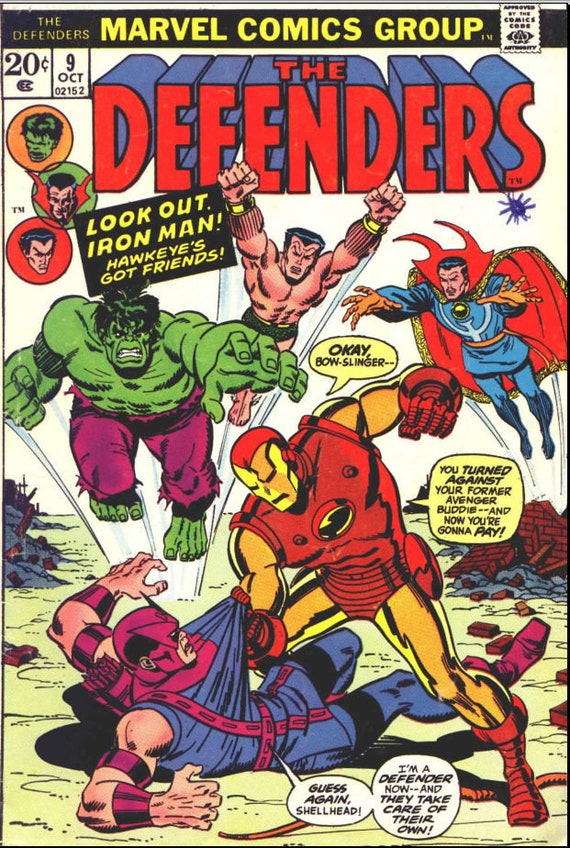 Defenders Comics. Silver Age. Rare Vintage Comics. Compact Disc - Etsy