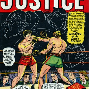 Justice. Tales of Justice comics. Golden age. Rare Vintage comics 1947-1957 1-67 publications. Compact disk image 4
