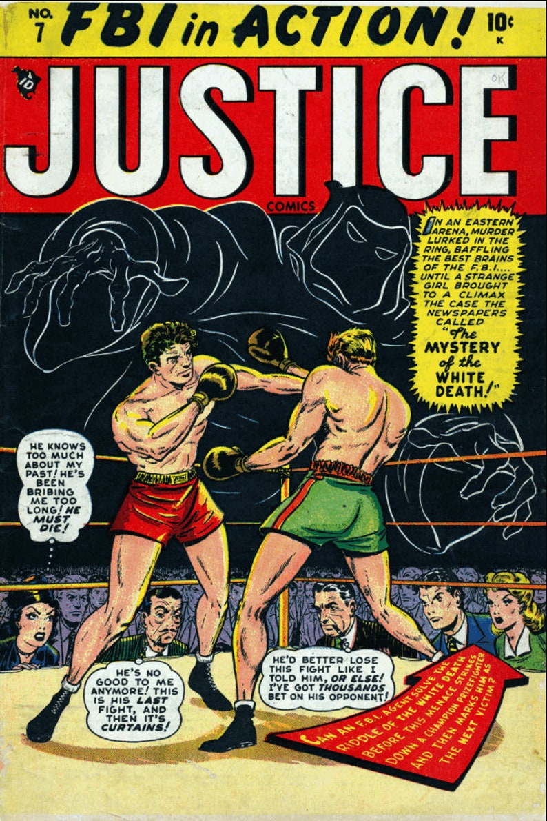 Justice. Tales of Justice comics. Golden age. Rare Vintage comics 1947-1957 1-67 publications. Compact disk image 4