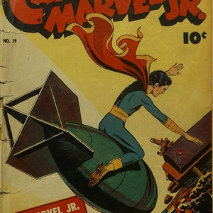 Captain Marvel Jr comics. Golden age. Rare Vintage comics 1942-1953 compact disk No1 and No2 118 publications image 5