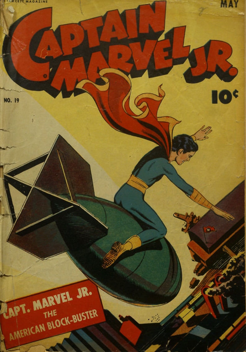 Captain Marvel Jr comics. Golden age. Rare Vintage comics 1942-1953 compact disk No1 and No2 118 publications image 5