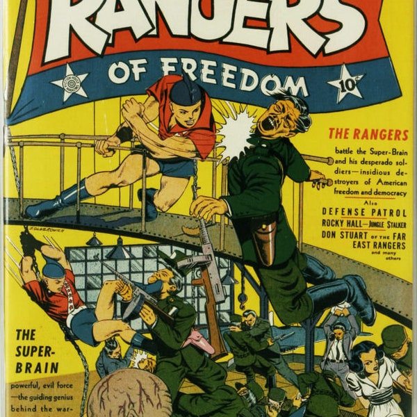 Ranger Comics. Golden age. Rare Vintage comics  (1941-1953; 1-69 publications; compact disc)