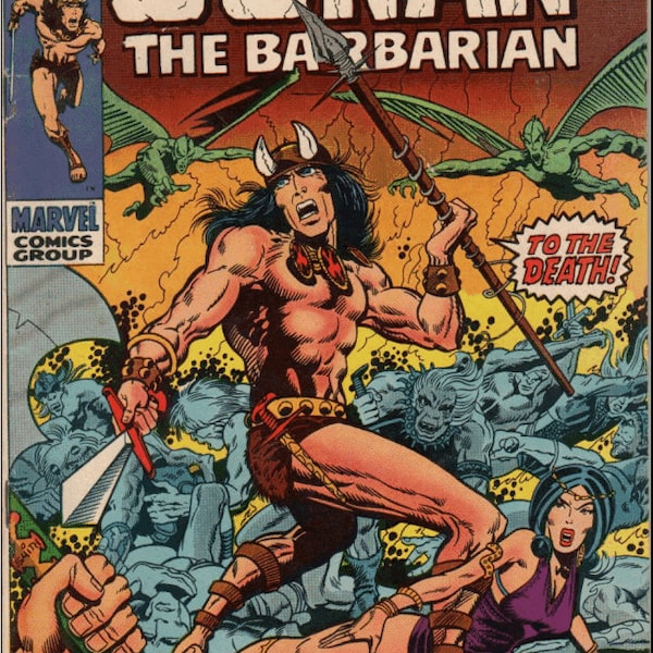 Conan The Barbarian comics. Comics Rare Vintage  (No. 1 and  No.2; 140 publications; compact disc)