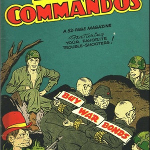 Boy Commandos Comics. Gold Age. Rare Vintage Comics. 1942-1949; 38 ...