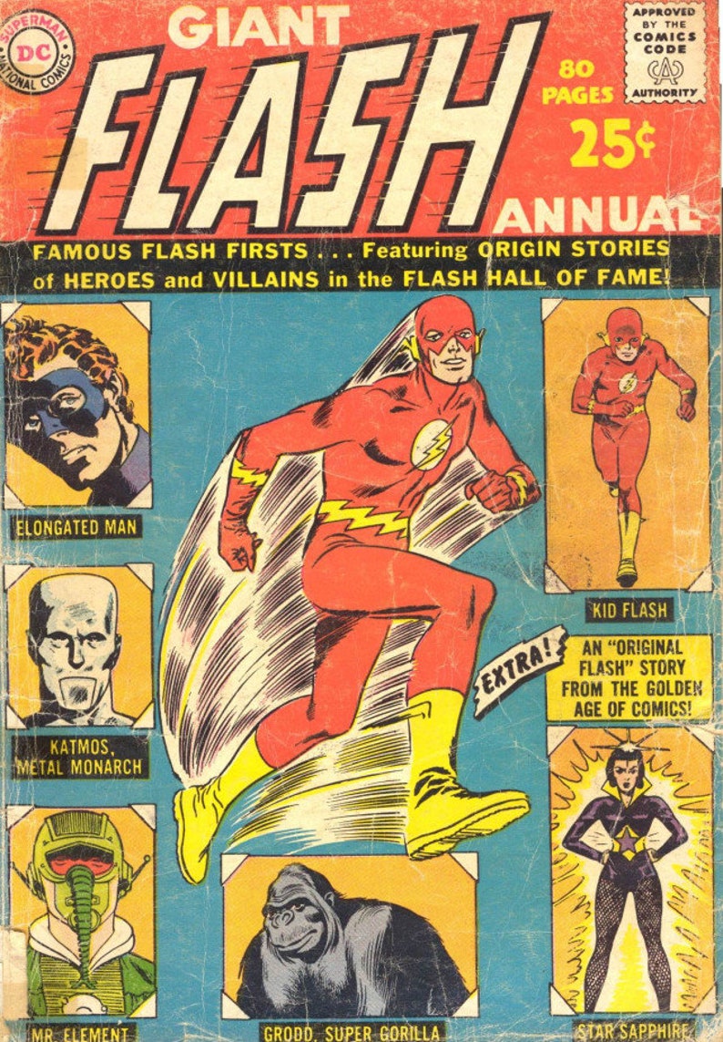 Flash Comics Allflash and the Flash Golden Age 1940 no1. Etsy