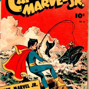 Captain Marvel Jr comics. Golden age. Rare Vintage comics 1942-1953 compact disk No1 and No2 118 publications image 9