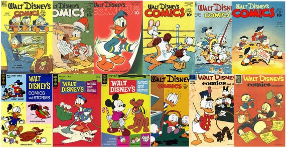 Comics Rare Vintage Walt Disney's Comics and Stories Golden Age