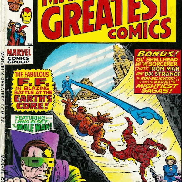 Marvel's Greatest  comics. Rare Vintage. Silver Age. From 1969. Compact disk