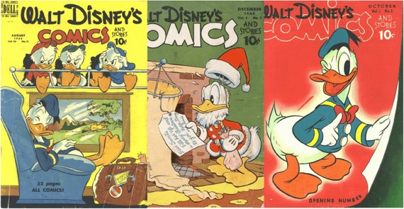 Comics Rare Vintage Walt Disney's Comics and Stories Golden Age