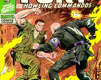 Sgt Fury and His Howling Commandos. Mervel Comics. Silver Age