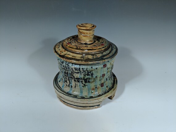 Handmade Ceramic Lidded Jar