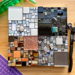 Minimalist Modern Mosaic Wall Hanging