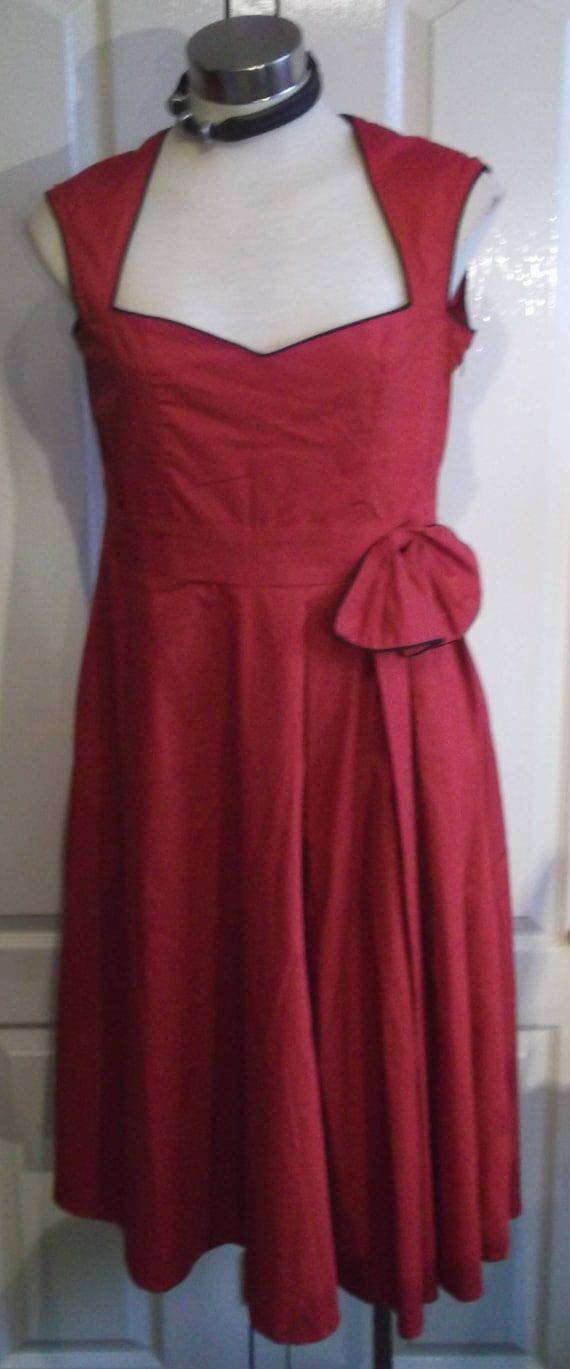 lindy bop red dress