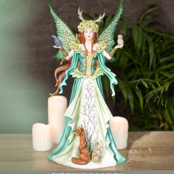 46cm The Caretaker Fairy large Figurine by Amy Brown, high-quality collectible,   Intricately sculpted and cast in resin