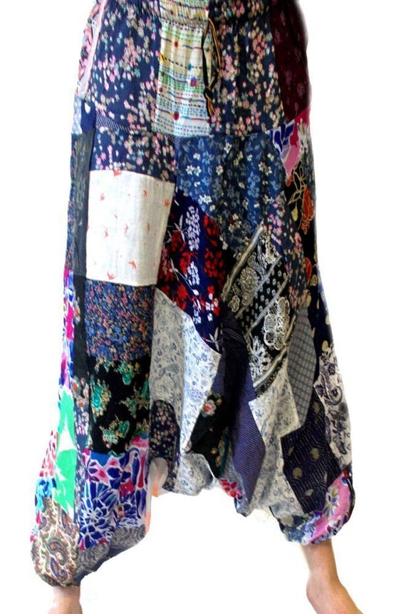 UNISEX Harem Trousers patch print - Patchwork Ali