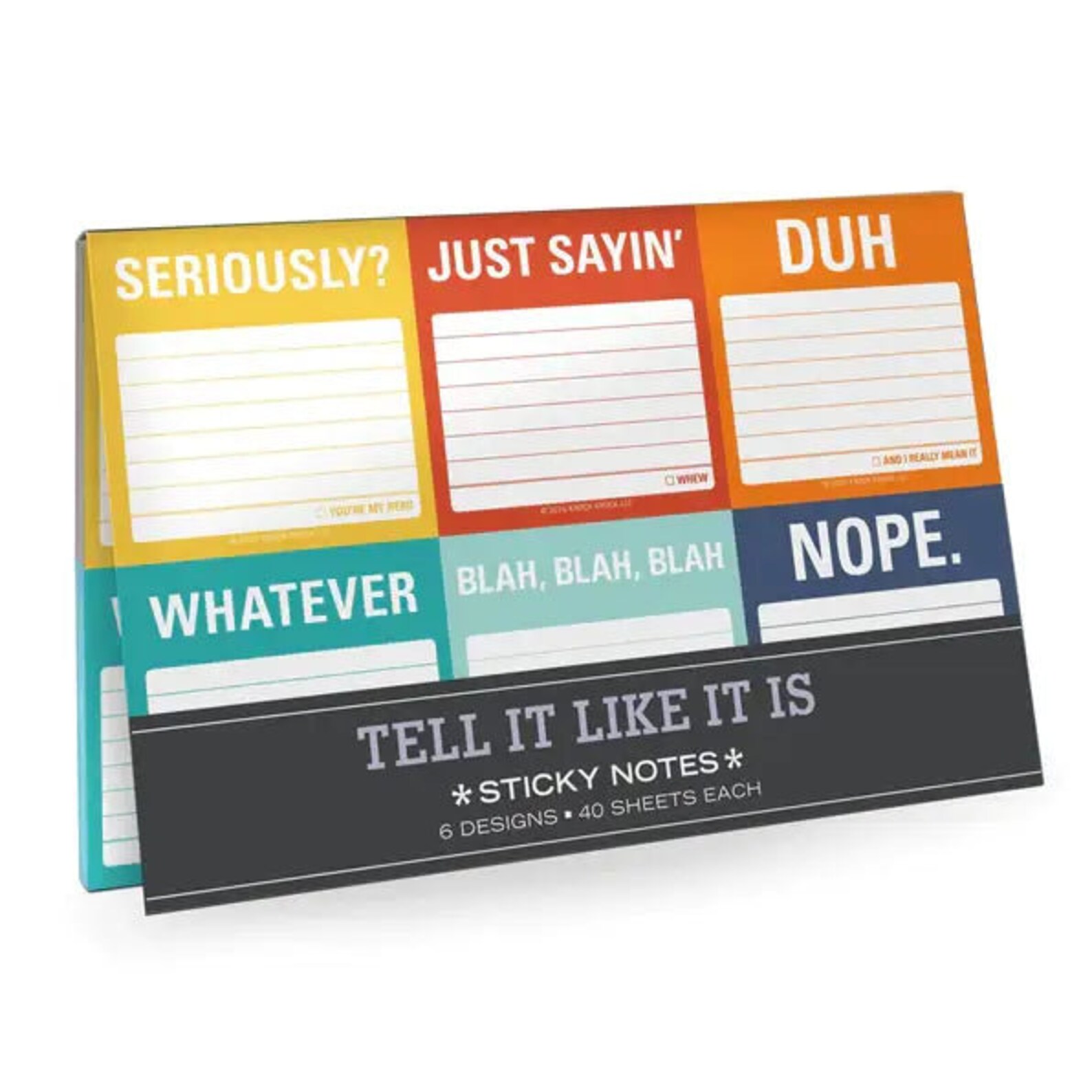 Knock Knock Tell It Like It is Sticky Note Packet - Etsy
