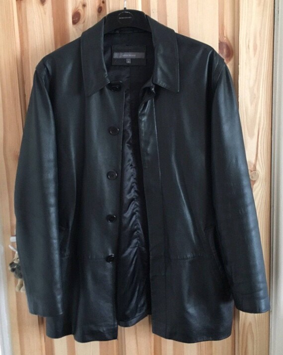 river island mens leather jacket
