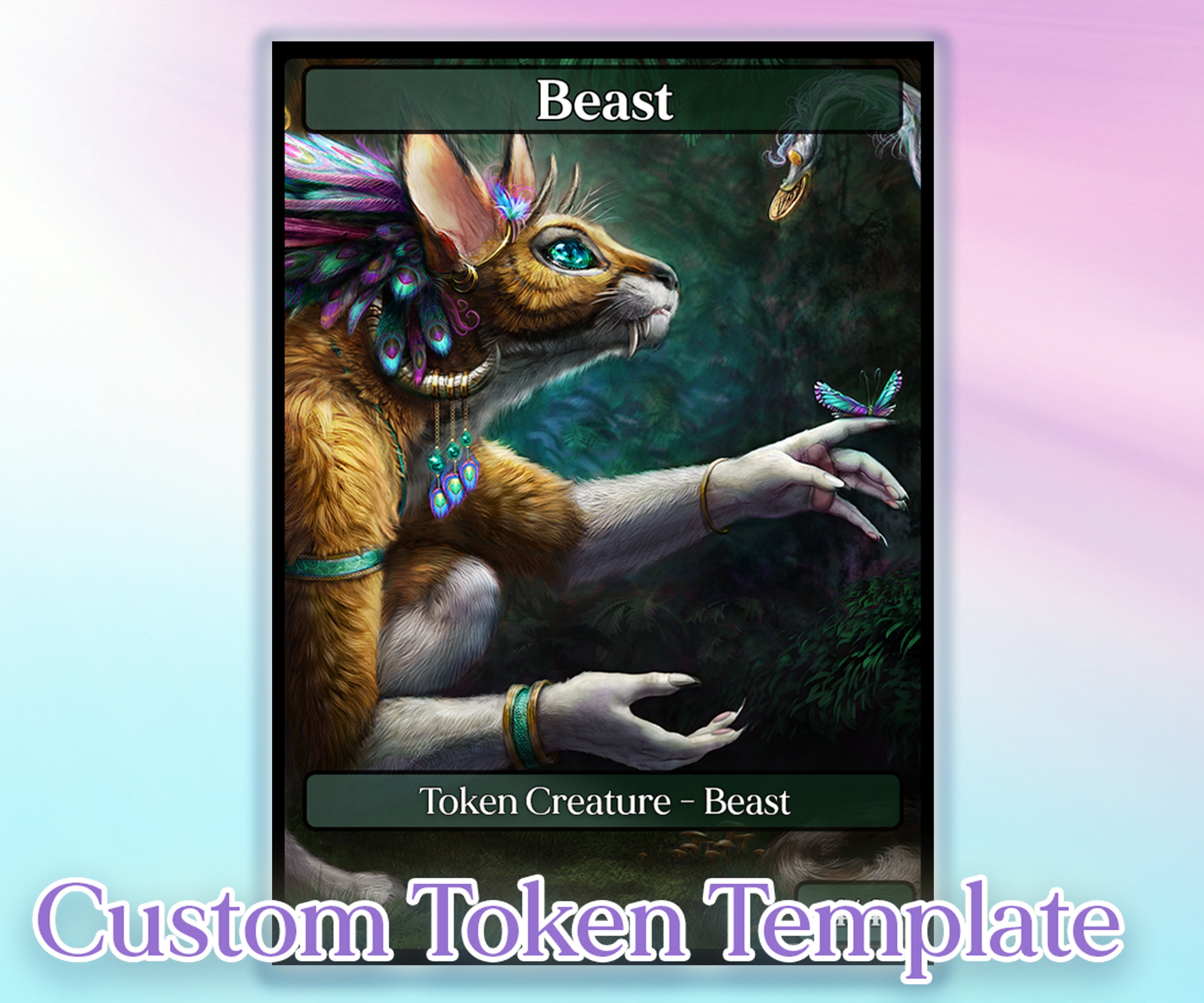 Digital Magic The Gathering TOKEN Template Etsy Digital Magic The Gathering TOKEN Template Etsy