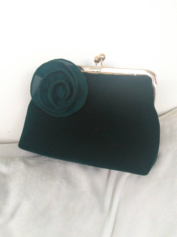 velvet clutch purse