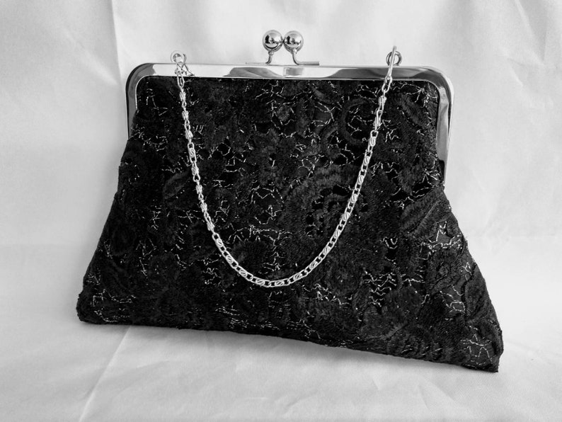 silver clutch purse