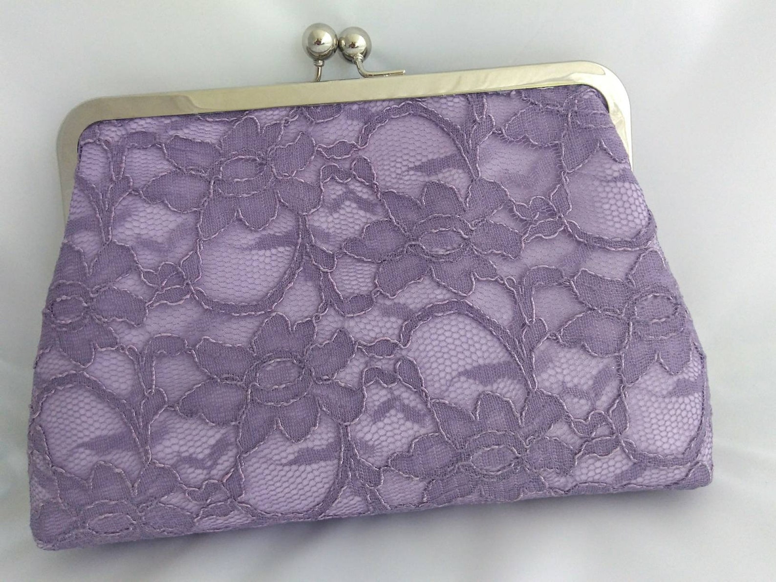 Dusty lilac clutch purse lilac Bridal Clutch lilac Wedding Etsy