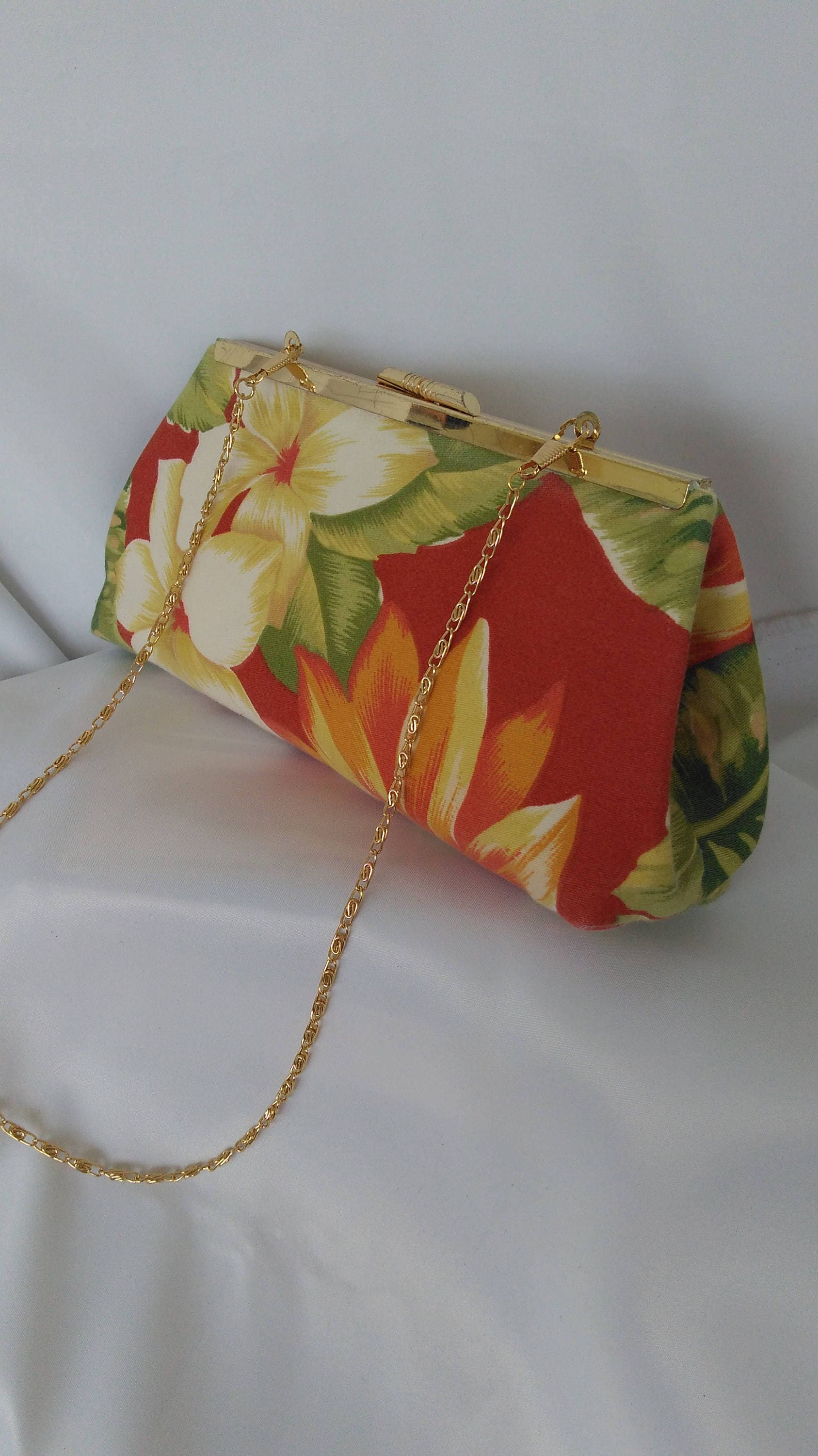 coral handbag for wedding