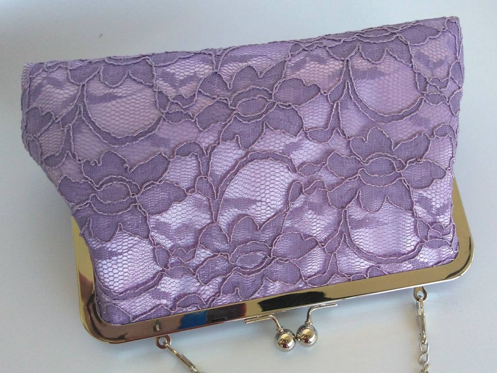 Dusty lilac clutch purse lilac Bridal Clutch lilac Wedding Etsy