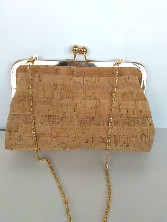 cork clutch purse