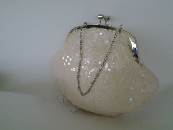 sequin clutch purse
