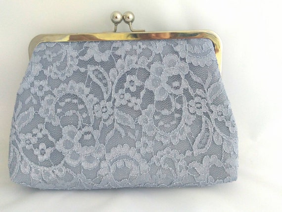 dusty blue purse