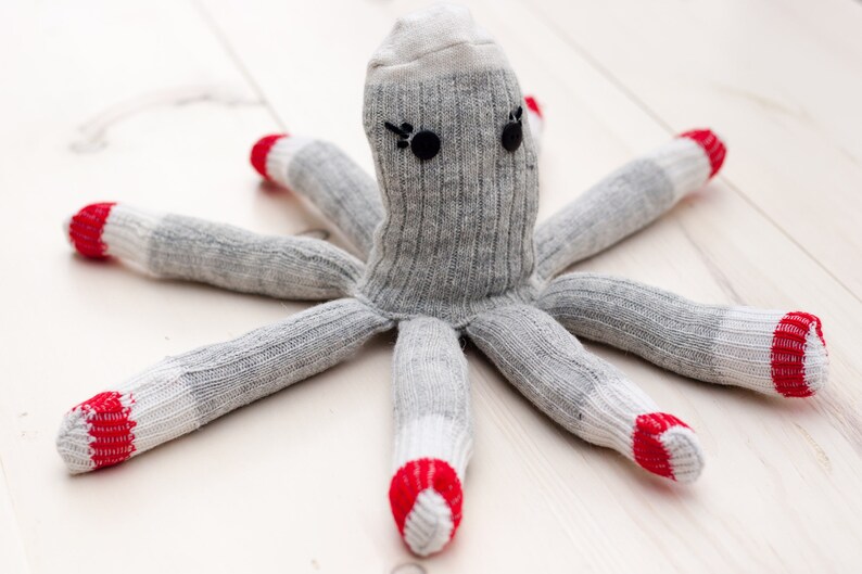 octopus sock puppet