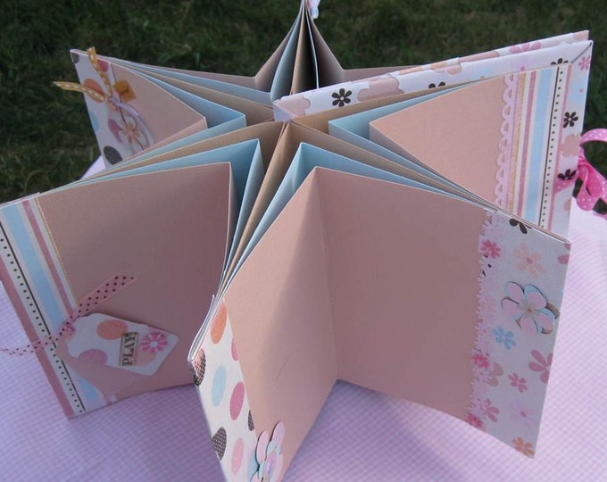 Premade Baby Scrapbook Album Girl Baby Memory Album Star Etsy