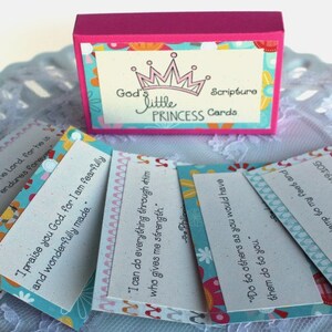 God’s Little Princess with scriptures and prayers on the back.