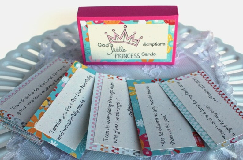 God’s Little Princess with scriptures and prayers on the back.