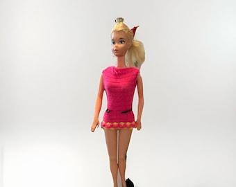 Barbie Ballerina Doll Vintage 70s 1976 Gold Crown Twist turn waist TNT