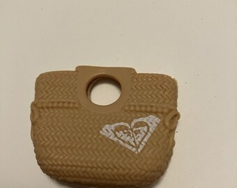 Barbie Roxy Tan Geldbörse Braun Handtasche Fashion Vintage