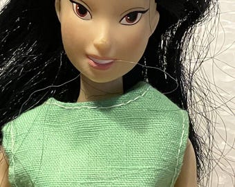Disney Mulan Puppe Klassische Barbie Größe Modepuppe In geheimen Helden Lila Hosen