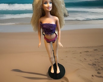 Barbie Doll Beach Fun Flat Foot Y2K era Swim Suit Bikini Bottoms