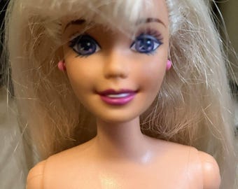 Valentijnsbarbiepop 1997 speciale editie vintage jaren 90 hersteld