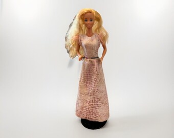 Pink & Pretty Barbie Doll #3554 Redressed No Shoes Vintage 1981 Mattel