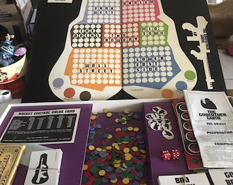 The Godfather board game NYC Crime Families Mafia Mobsters vintage 1970s