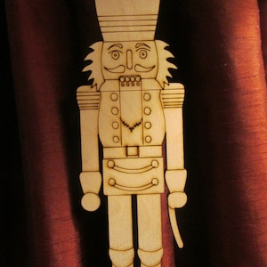 Laser cut Wooden quot nutcracker quot Etsy