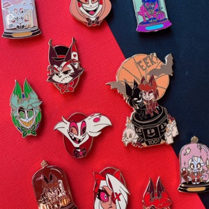 アラスター・ザ・ラジオ・デーモン ピンバッジセット 3インチ - Etsy 日本