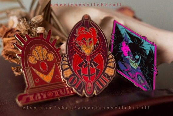 アラスター・ザ・ラジオ・デーモン ピンバッジセット 3インチ - Etsy 日本