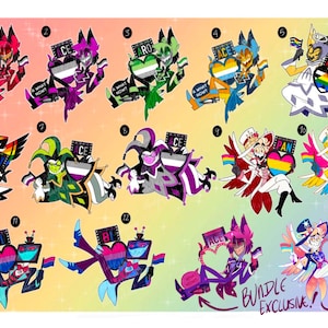 Hazbin Hotel ルシファー アクリルスタンド PRIDE（Cute lucifer